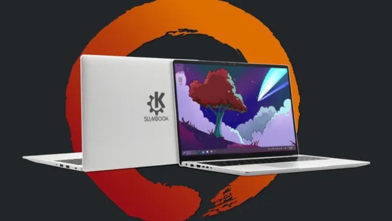 KDE Slimbook V لپ تاپ جدید با پردازنده Ryzen و صفحه نمایش 16 اینچی