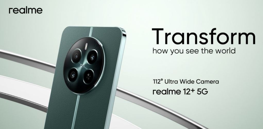 Realme 12+ 5G با زوم دوربین قوی و لنز فوق عریض 112 درجه معرفی شد