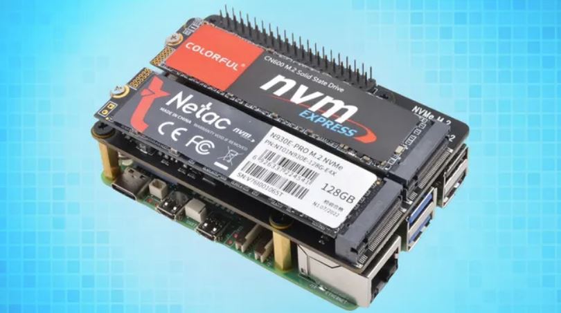معرفی Raspberry Pi 5 HAT که دو SSD NVME را برای ذخیره‌سازی بیشتر متصل می‌کند