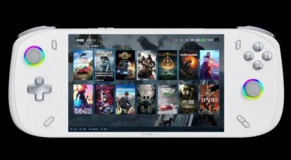 کنسول دستی با پردازنده AMD Ryzen 7840U برای رقابت با Rog Ally و Deck Deck