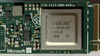 مشخصات Z1000 حافظه SSD مرموز مایکروسافت افشا شد