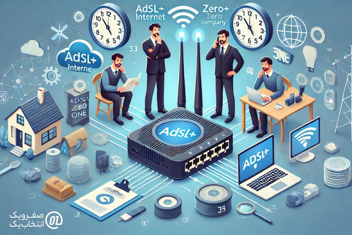 مزایای اینترنت +ADSL2 صفر و یک