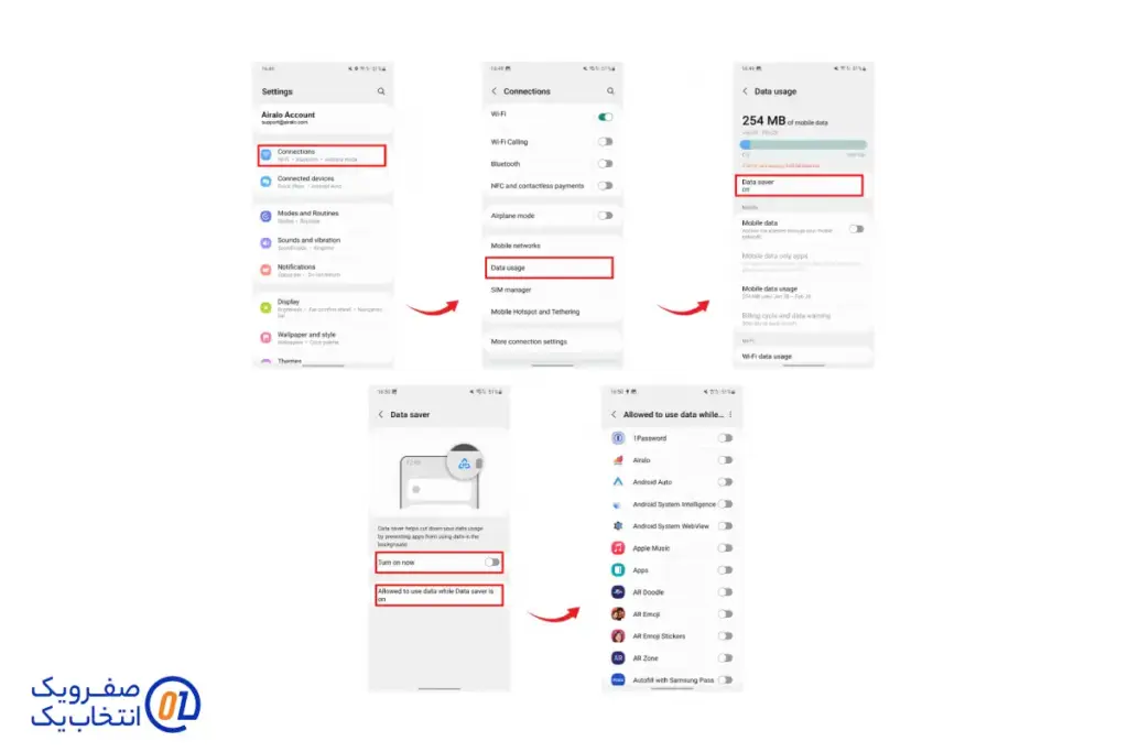 برنامه ها را مدیریت کنید