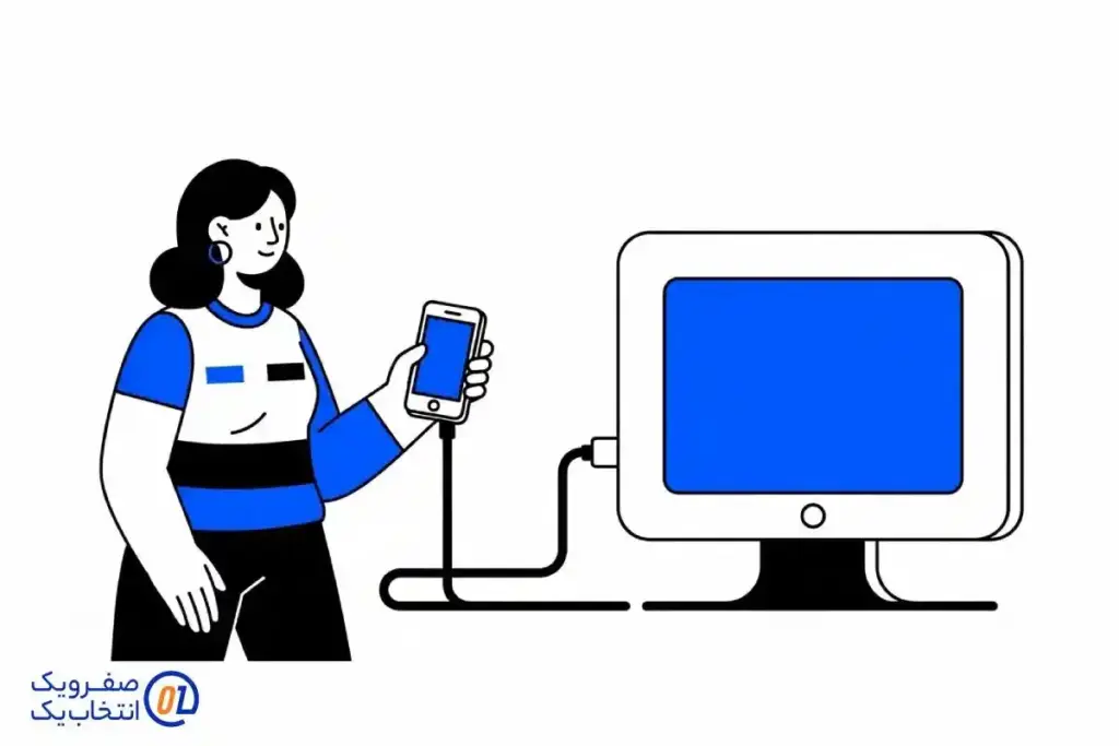 برای گوشی های اندرویدی (MHL/DisplayPort Alt Mode):