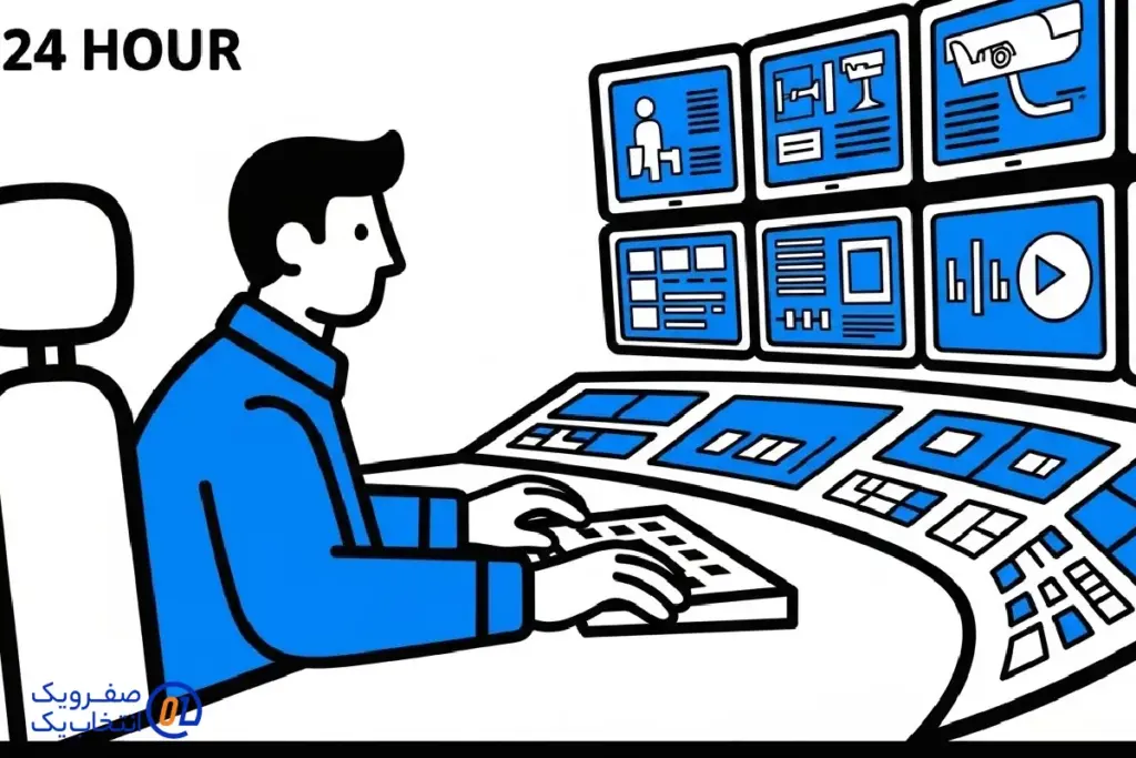 نظارت و پایش ۲۴ ساعته (Surveillance and Monitoring)