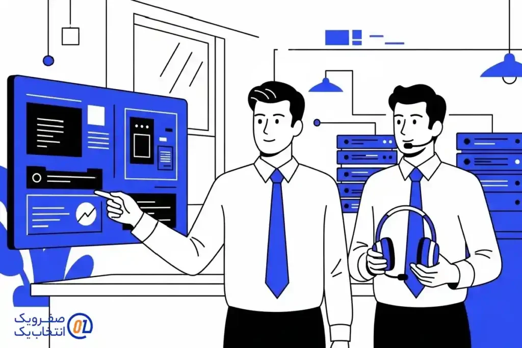 سهولت راه اندازی و پشتیبانی