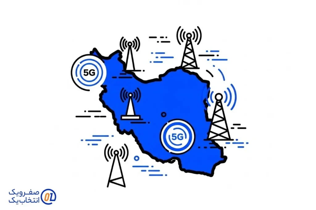 عوامل موثر بر سرعت 5G در شبکه های ایران