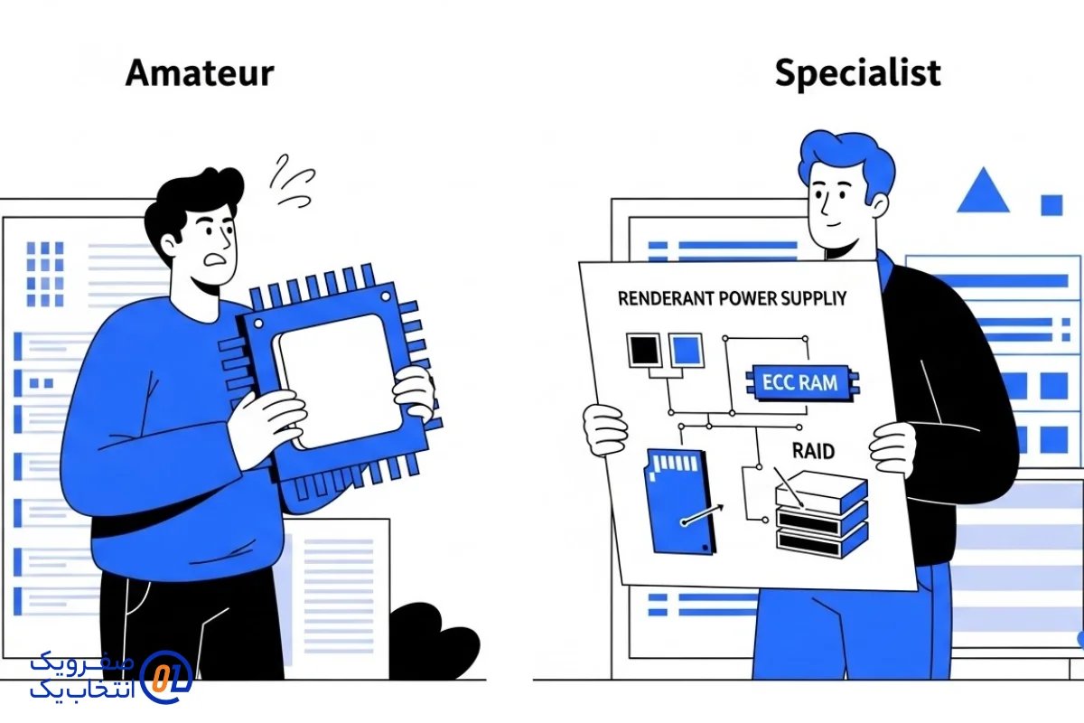 قدرت پردازش در مقابل پایداری و افزونگی (Redundancy)