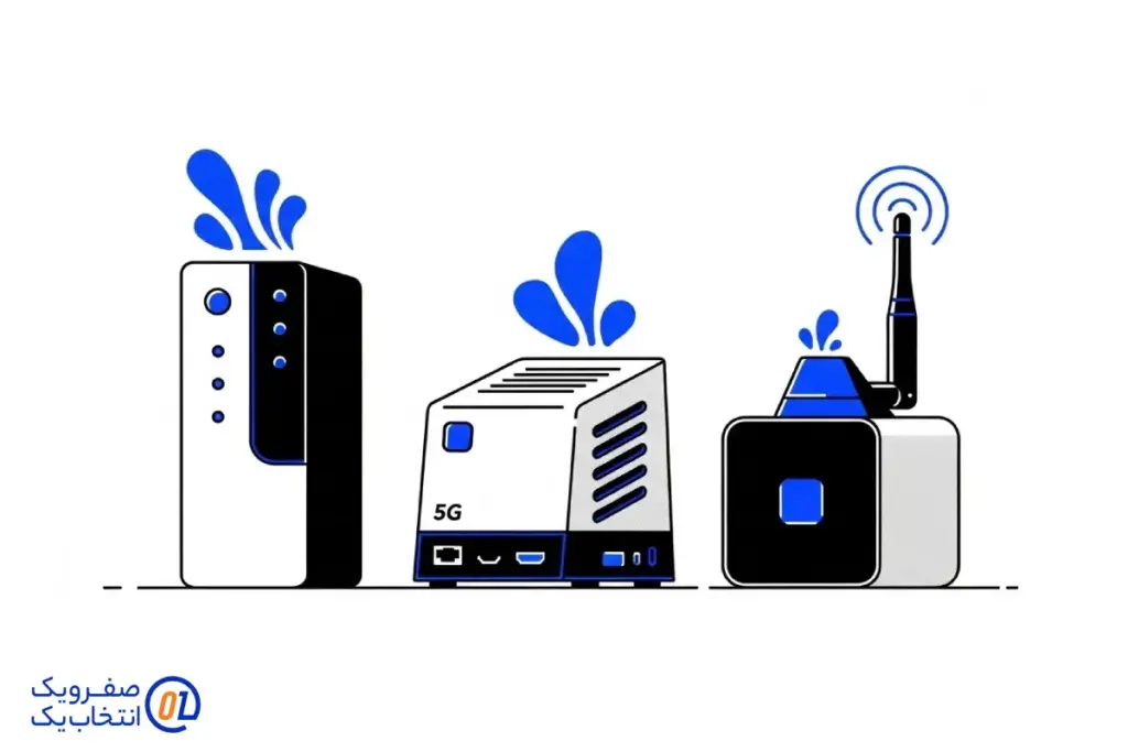 بهترین مودم های رومیزی (5G (CPE برای کاربری ثابت
