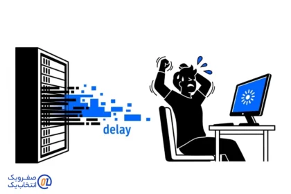 تاثیر delay دیتاسنتر بر رفتار کاربر