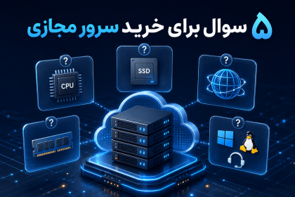 ۵ سوال حیاتی که قبل از خرید سرور مجازی ایران باید از پشتیبانی بپرسید