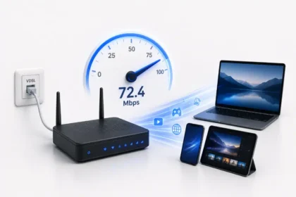فرمول محاسبه پوشش و سرعت واقعی اینترنت VDSL بر اساس فاصله تا مرکز مخابراتی